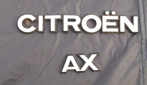 Citroen AX Logo, gebraucht