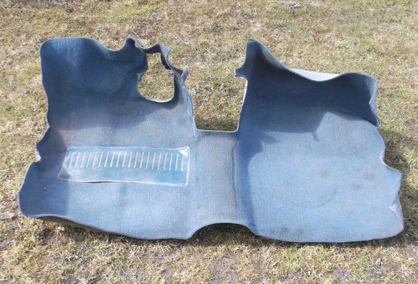 Citroen GSA Footwell panel front blue, used
