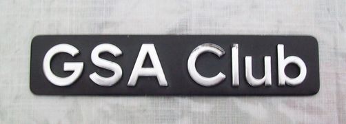 Citroen GSA nameplate Club used Nr. 3