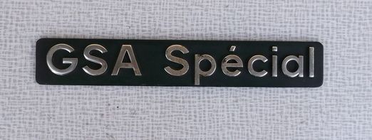 Citroen GSA nameplate Special New old stock