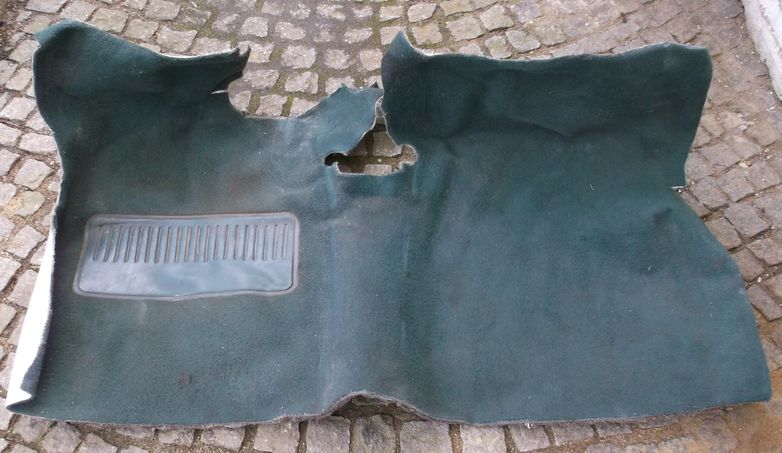 Citroen GSA Footwell panel front green, used