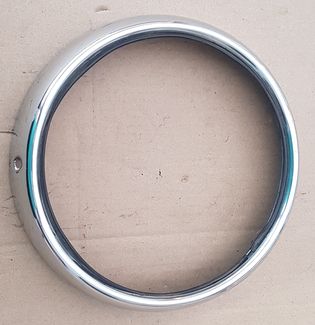 Moskvich 408 chrome headlight ring with sealing ring