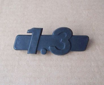 Wartburg 1.3 lettering plastic black, new