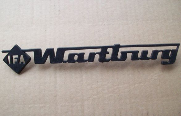 Wartburg 353 IFA lettering plastic black, new