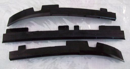 Wartburg 353 one set (3 pieces) air strip air nozzle dashboard above, used