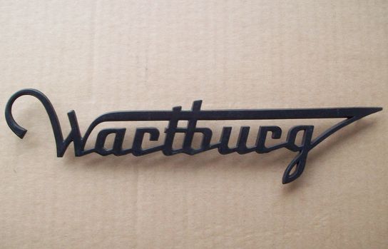 Wartburg 353 lettering plastic black, new
